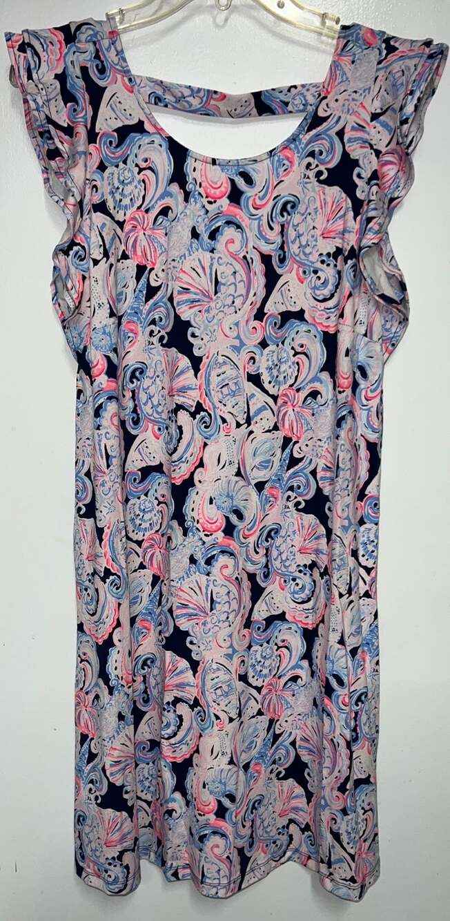 NWT Lilly Pulitzer Dani Dress High Tide Its for Shore L